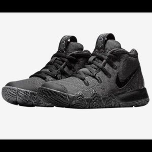Youth size 13 Nike Kyrie 4 black basketball shoes